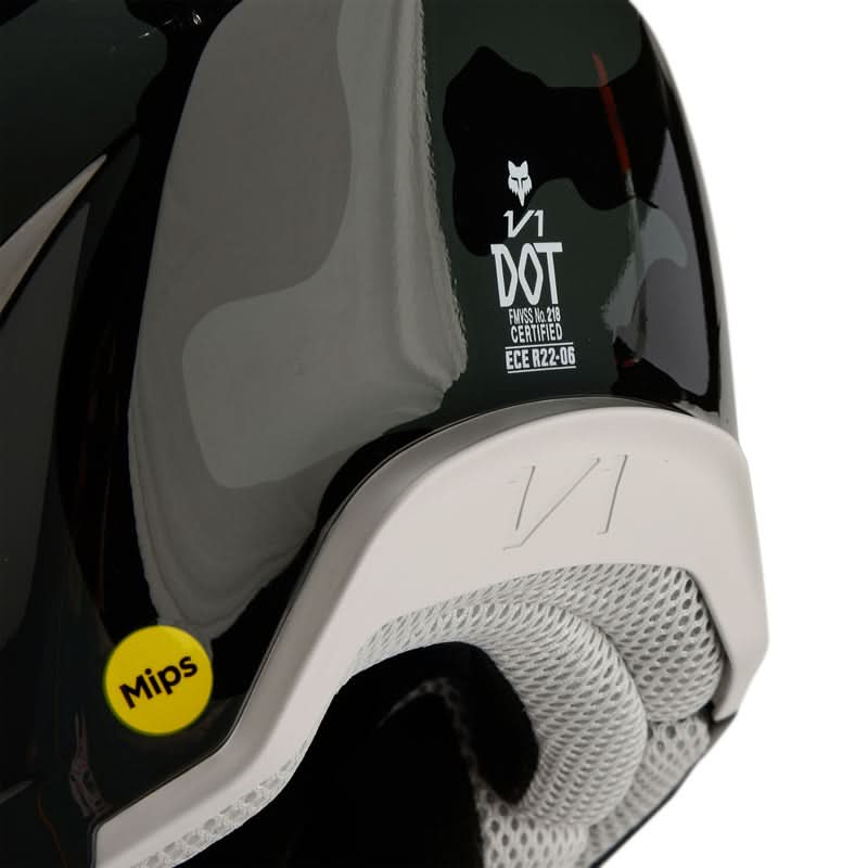 Kask Fox V1 Bnkr Helmet Black Camo