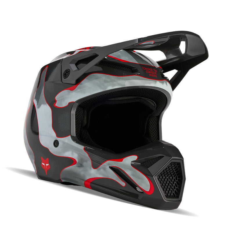 Kask Fox V1 Atlas Grey/Red