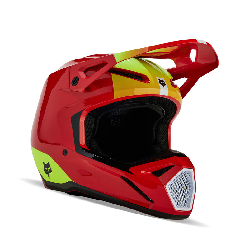 Kask Fox Junior V1 Ballast Fluo Red