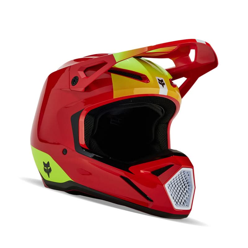 Kask Fox Junior V1 Ballast Fluo Red