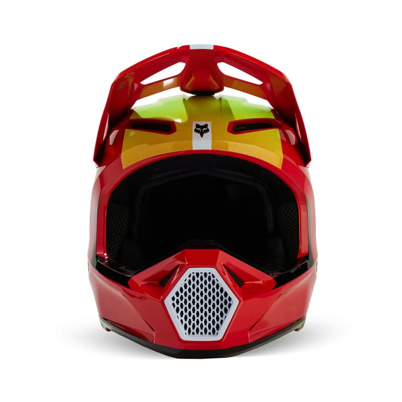 Kask Fox Junior V1 Ballast Fluo Red