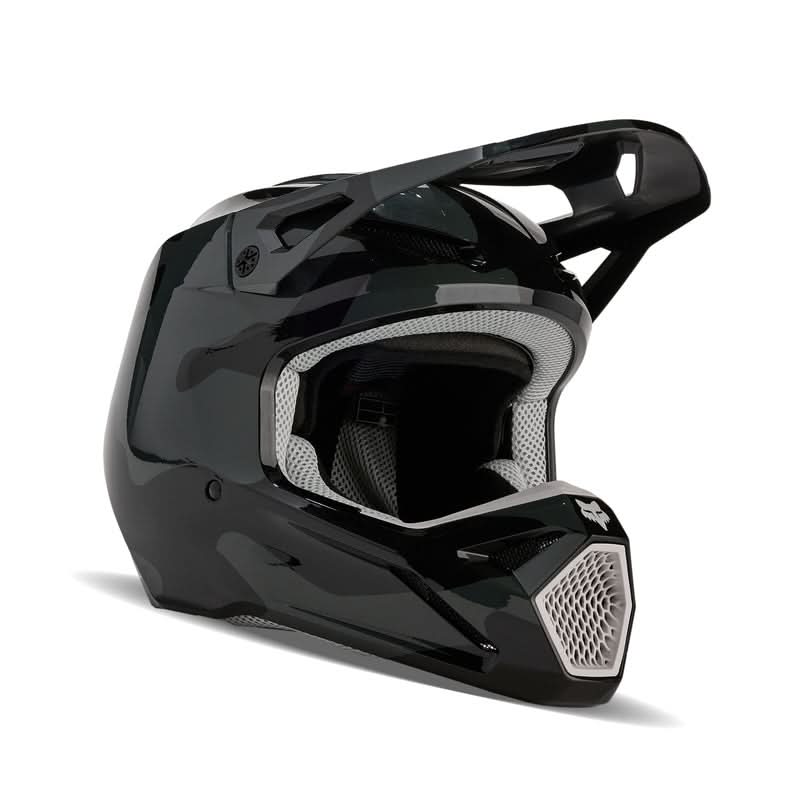 Kask Fox Junior V1 Bnkr Black Camo