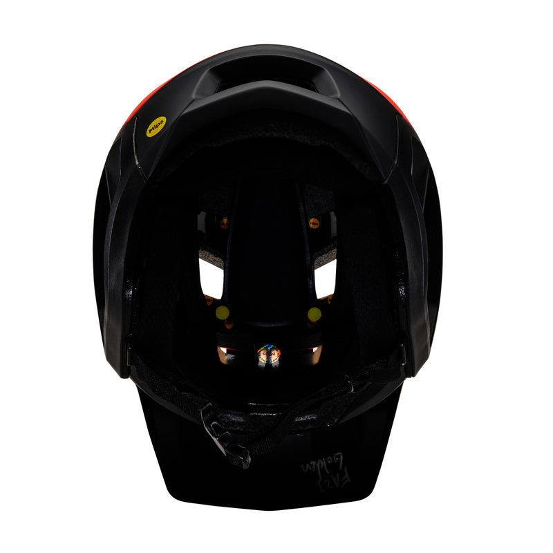 Kask Rowerowy Fox Dropframe Orange Flame