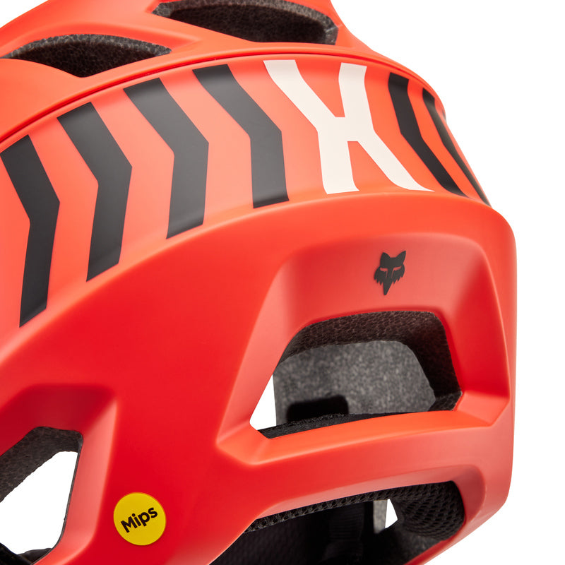 Kask Rowerowy Fox Proframe Nace Orange Flame