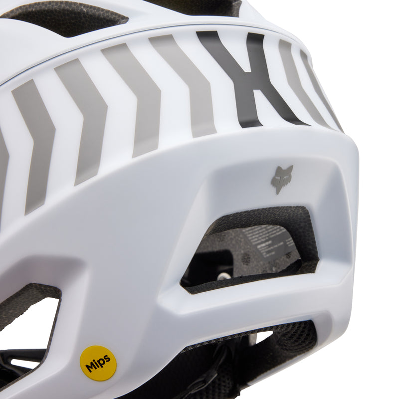 Kask Rowerowy Fox Junior Proframe Nace White