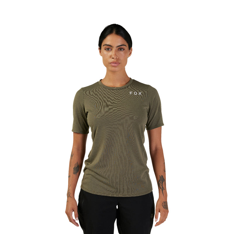 Koszulka Rowerowa Fox Lady W Ranger Drirelease Alyn Olive Green | RideHub
