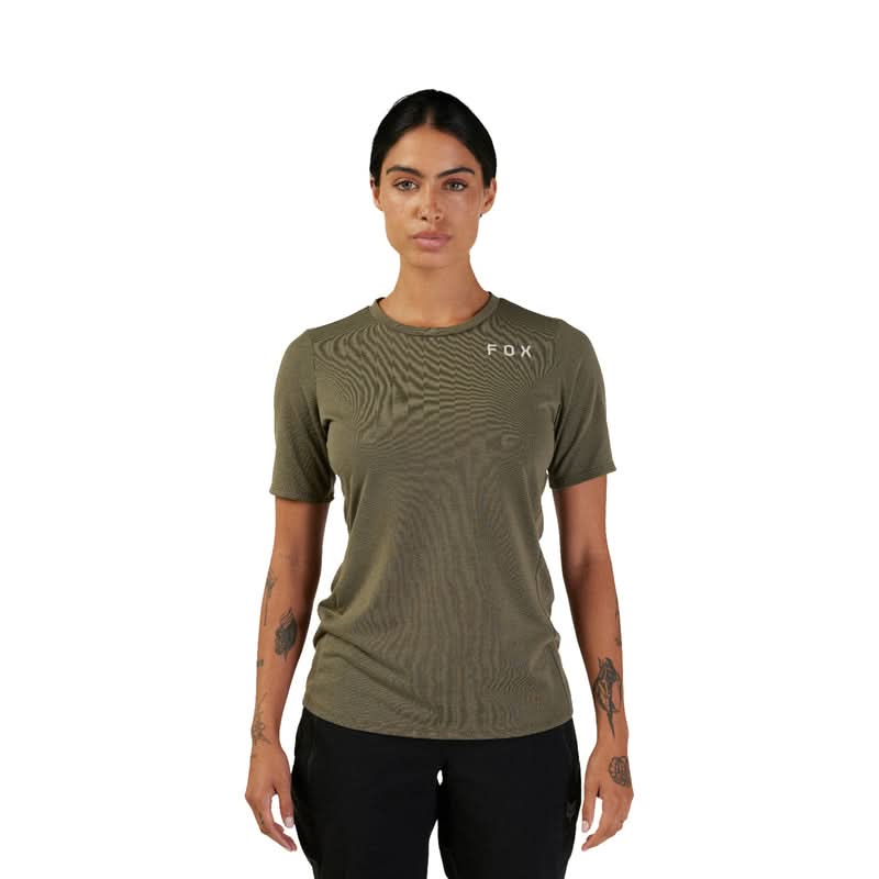 Koszulka Rowerowa Fox Lady W Ranger Drirelease Alyn Olive Green | RideHub