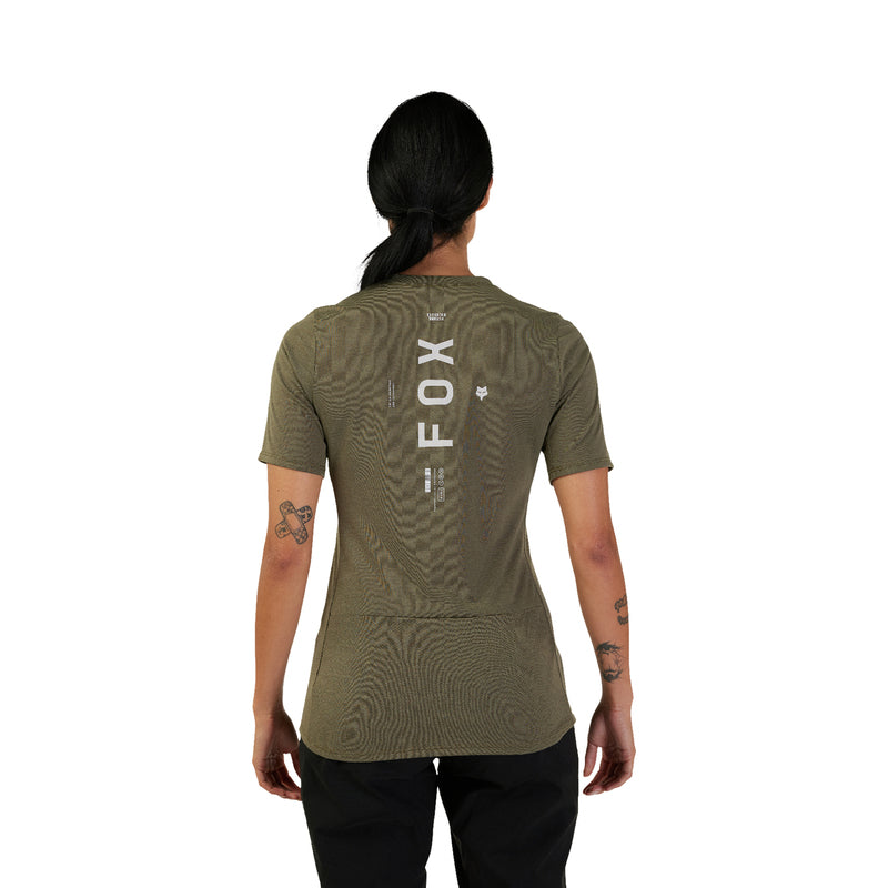 Koszulka Rowerowa Fox Lady W Ranger Drirelease Alyn Olive Green | RideHub