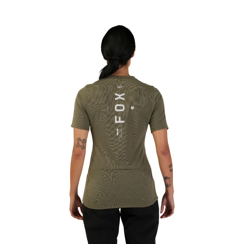 Koszulka Rowerowa Fox Lady W Ranger Drirelease Alyn Olive Green | RideHub