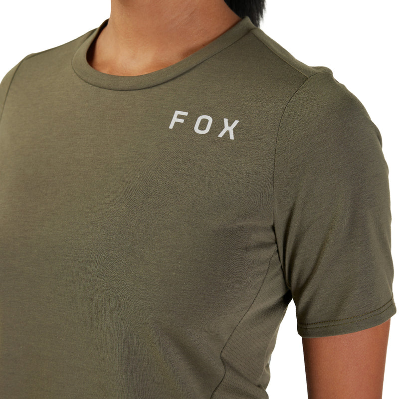 Koszulka Rowerowa Fox Lady W Ranger Drirelease Alyn Olive Green | RideHub