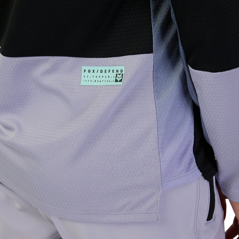 Koszulka Rowerowa Z Długim Rękawem Fox Lady W Defend Race Black | RideHub