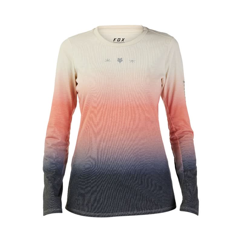 Koszulka Rowerowa Z Długim Rękawem Fox Lady W Ranger Drirelease Mid Lunar Bone | RideHub