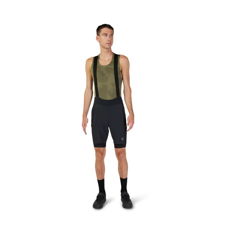 Spodenki Rowerowe Fox Flexair Ascent Cargo Bib Black | RideHub