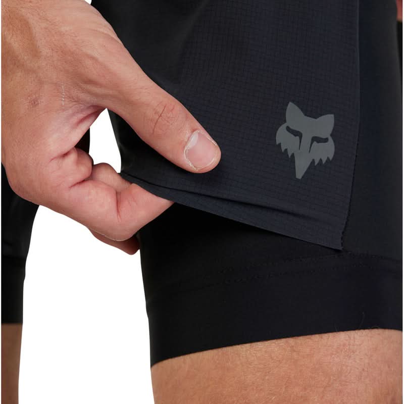 Spodenki Rowerowe Fox Flexair Ascent Cargo Bib Black | RideHub