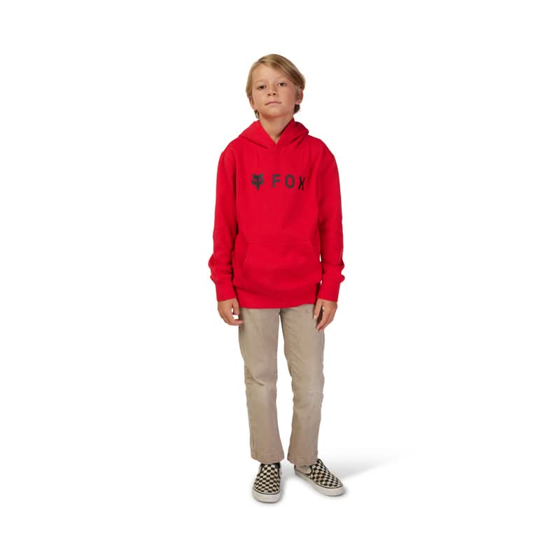 Bluza z Kapturem Fox Junior Absolute Flame Red