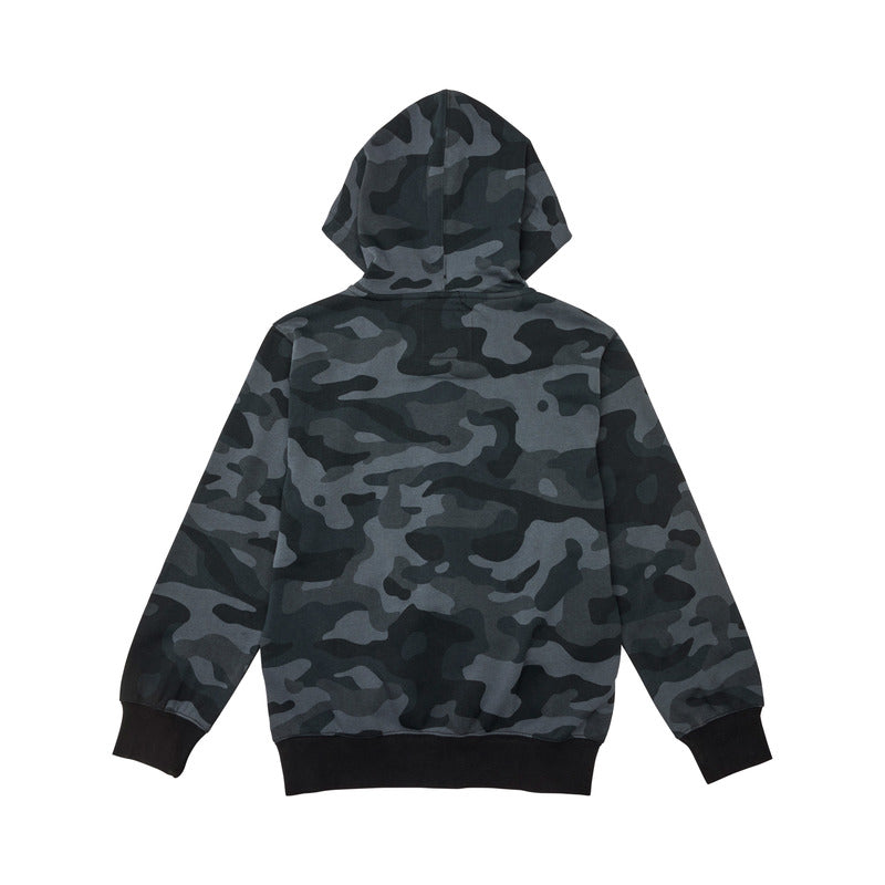 Bluza z Kapturem na Zamek Fox Junior Fox Head Black Camo