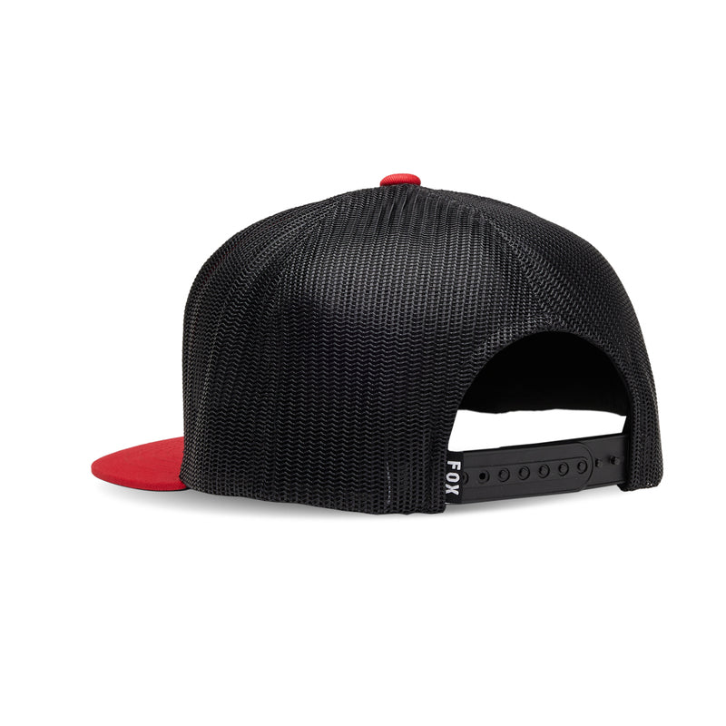 Czapka Z Daszkiem Fox Absolute Mesh Snapback Flame Red