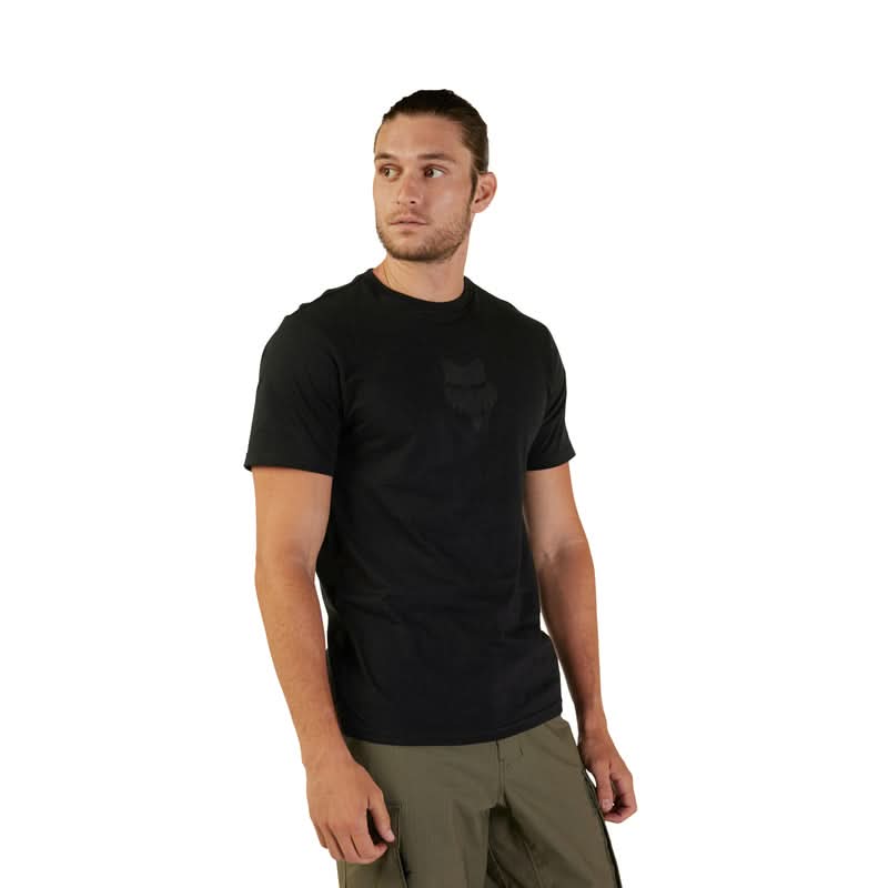 T-Shirt Fox Head Black/Black