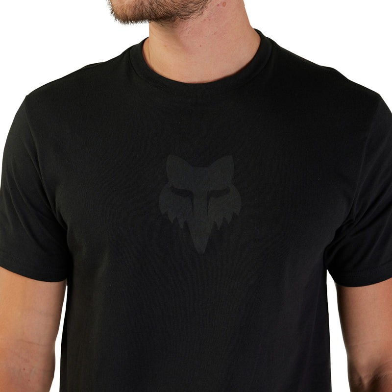 T-Shirt Fox Head Black/Black