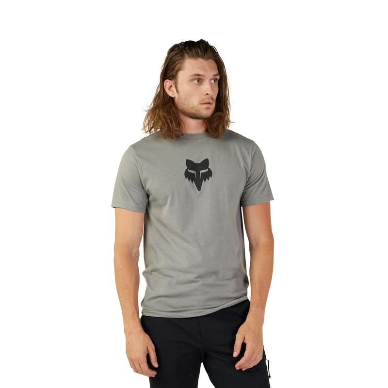 T-Shirt Fox Fox Head Heather Graphite