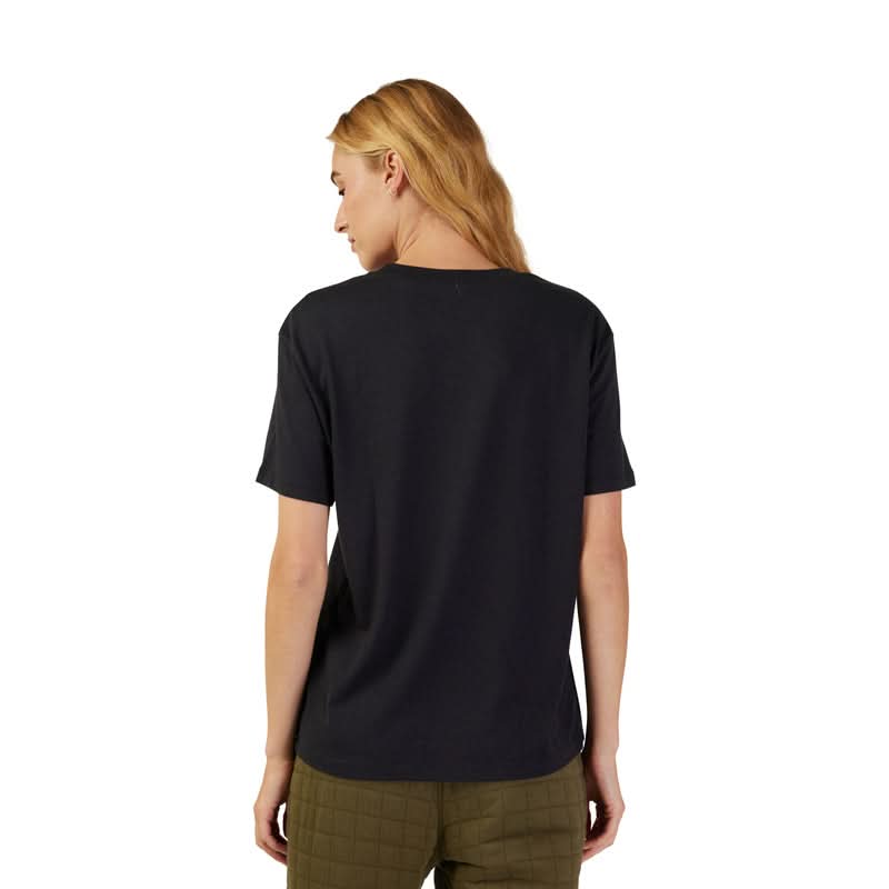 T-Shirt Fox Lady Fox Head Black