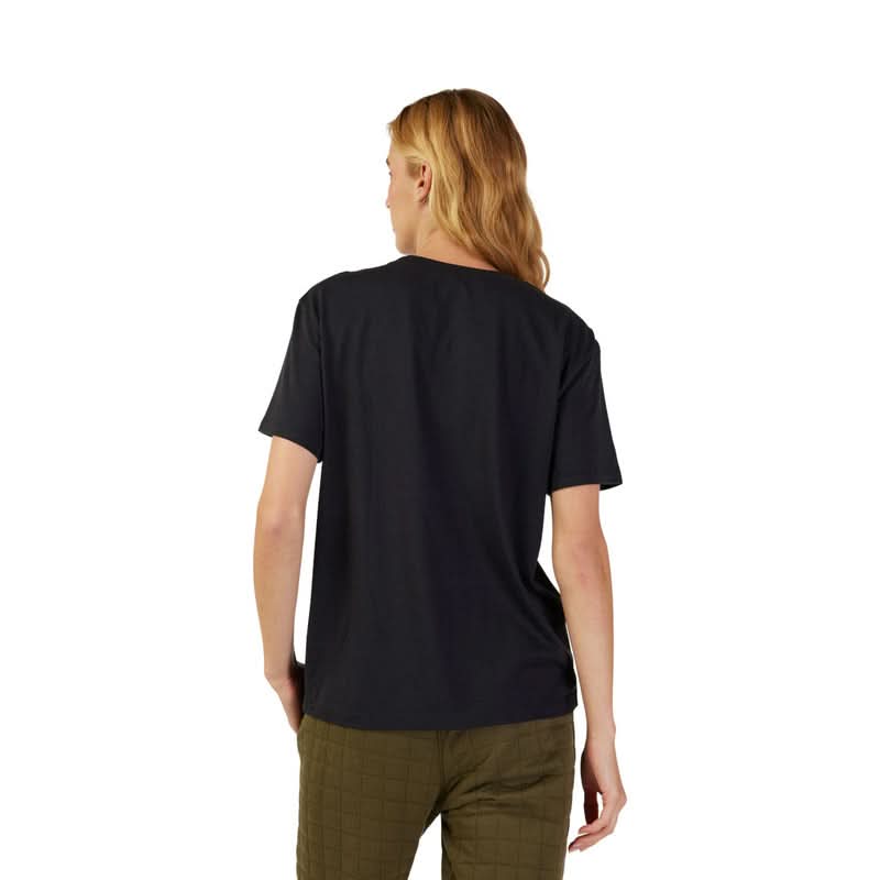 T-Shirt Fox Lady Fox Head Black/Pink