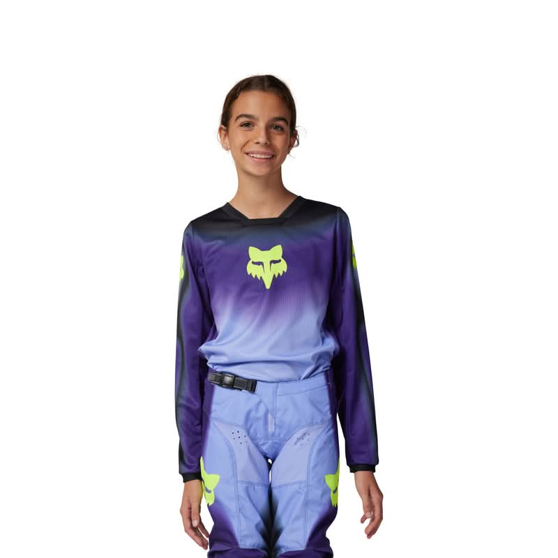 Bluza Fox Junior 180 Interfere Jersey Black/Blue