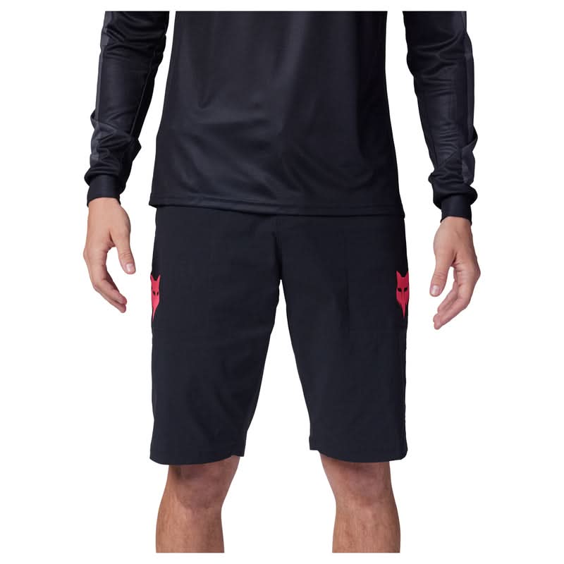 Spodenki Rowerowe Fox Ranger Race Black/Pink | RideHub