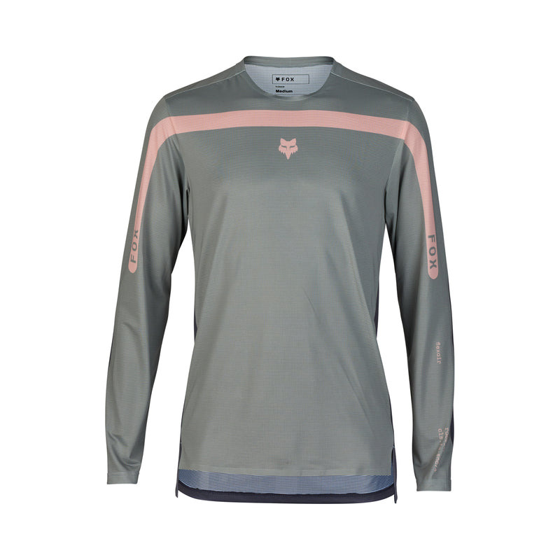 Koszulka Rowerowa Z Długim Rękawem Fox Flexair Aviation Race Grey Vintage | RideHub
