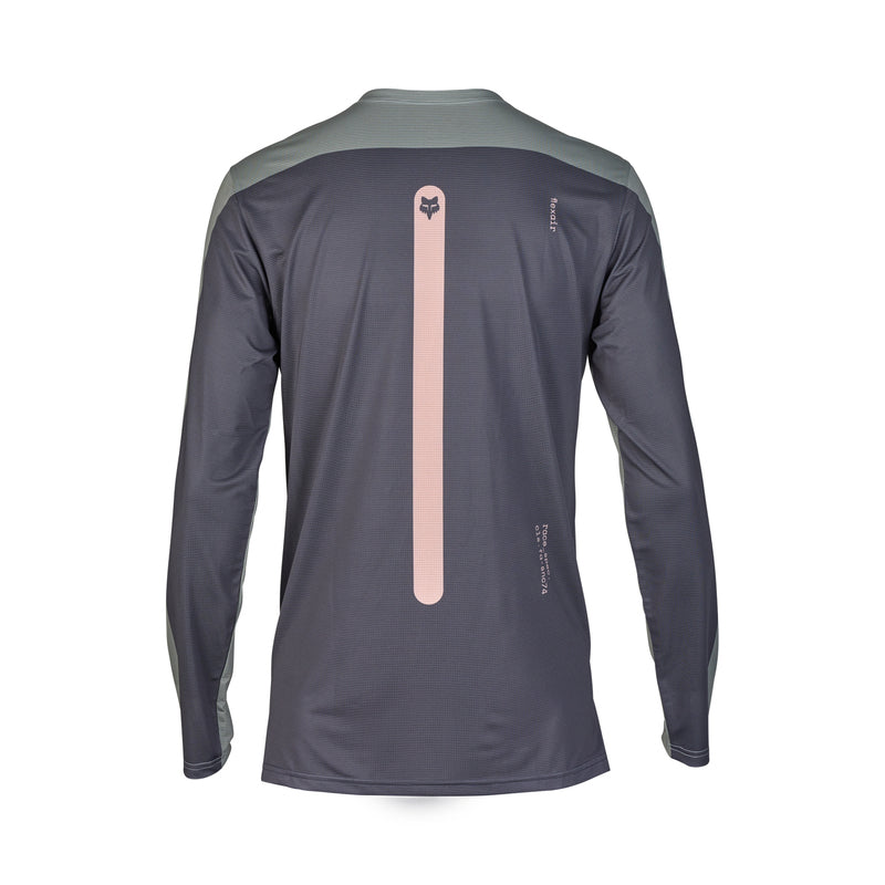 Koszulka Rowerowa Z Długim Rękawem Fox Flexair Aviation Race Grey Vintage | RideHub