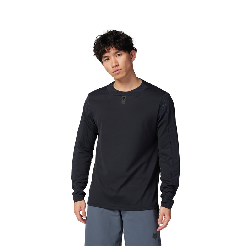 Koszulka Rowerowa Z Długim Rękawem Fox Defend Black | RideHub