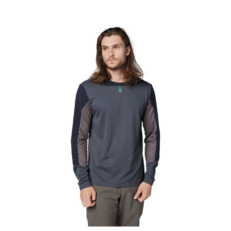 Koszulka Rowerowa Z Długim Rękawem Fox Defend Graphite | RideHub