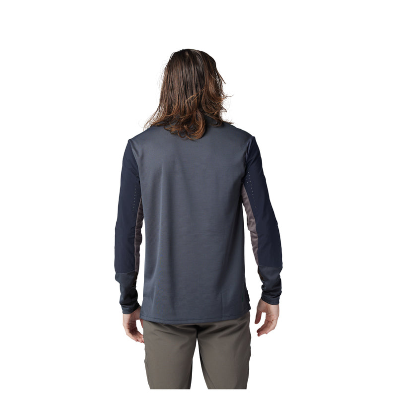 Koszulka Rowerowa Z Długim Rękawem Fox Defend Graphite | RideHub