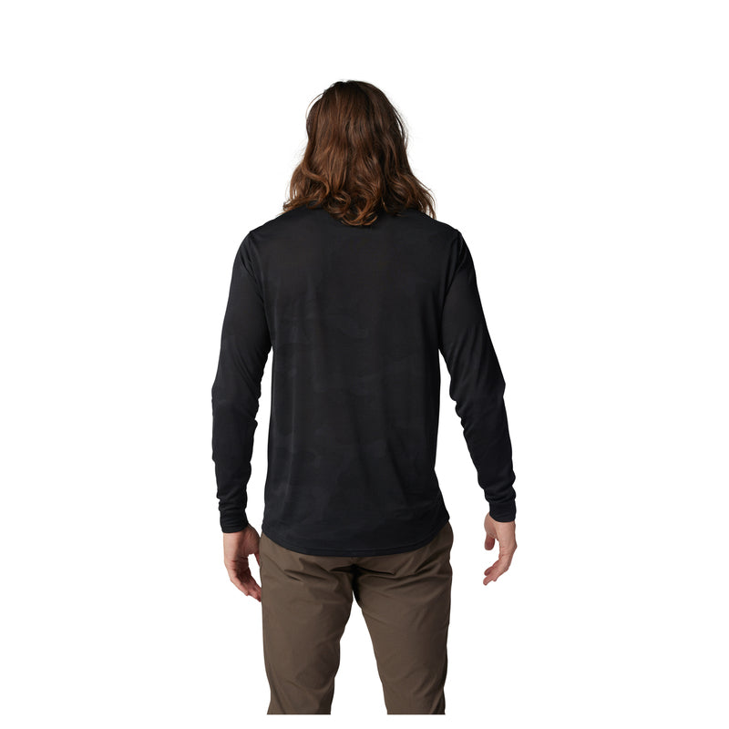 Koszulka Rowerowa Z Długim Rękawem Fox Ranger Tru Dri Black | RideHub