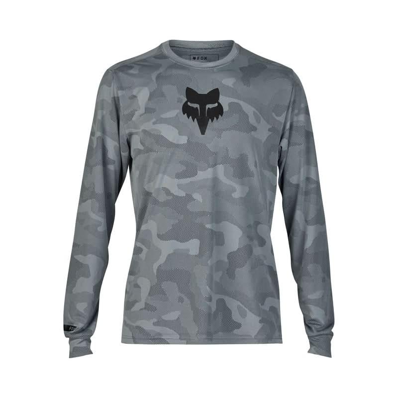 Koszulka Rowerowa Z Długim Rękawem Fox Ranger Tru Dri Cloud Grey | RideHub