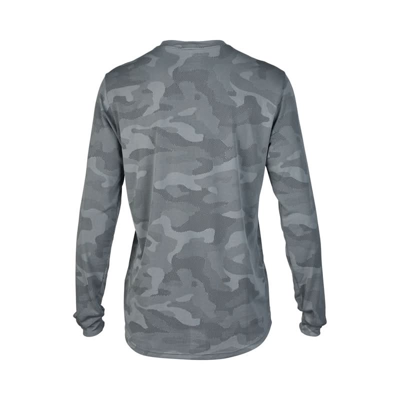 Koszulka Rowerowa Z Długim Rękawem Fox Ranger Tru Dri Cloud Grey | RideHub