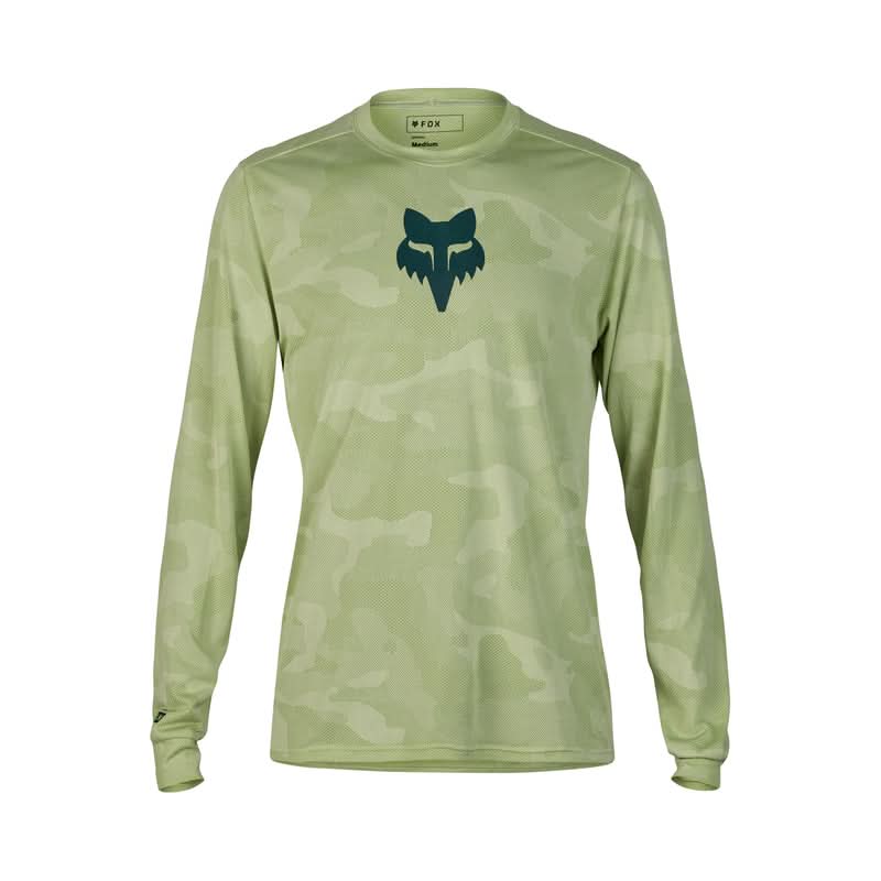 Koszulka Rowerowa Z Długim Rękawem Fox Ranger TruDri Cactus | RideHub