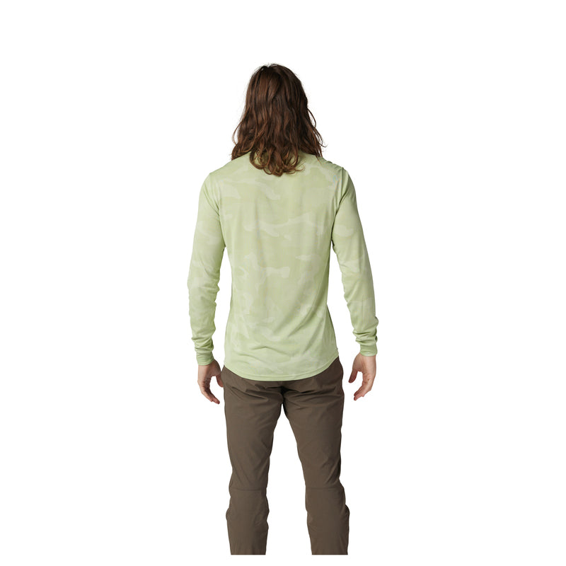 Koszulka Rowerowa Z Długim Rękawem Fox Ranger TruDri Cactus | RideHub