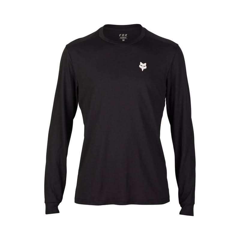 Koszulka Rowerowa Z Długim Rękawem Fox Ranger Drirelease Shepherds Black | RideHub