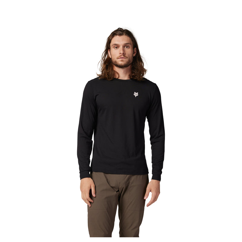 Koszulka Rowerowa Z Długim Rękawem Fox Ranger Dr Shepherds Black | RideHub