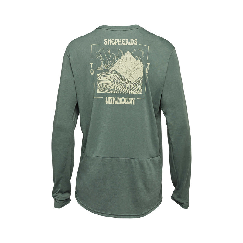 Koszulka Rowerowa Z Długim Rękawem Fox Ranger Dr Shepherds Hunter Green | RideHub