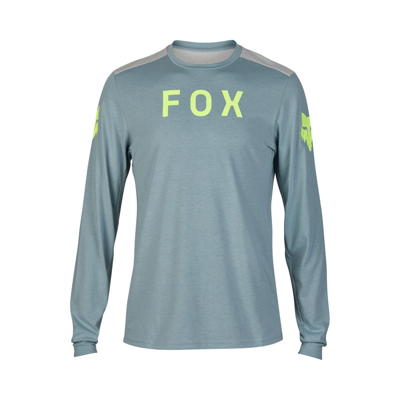 Koszulka Rowerowa Z Długim Rękawem Fox Ranger Dr Aviation Gunmetal | RideHub