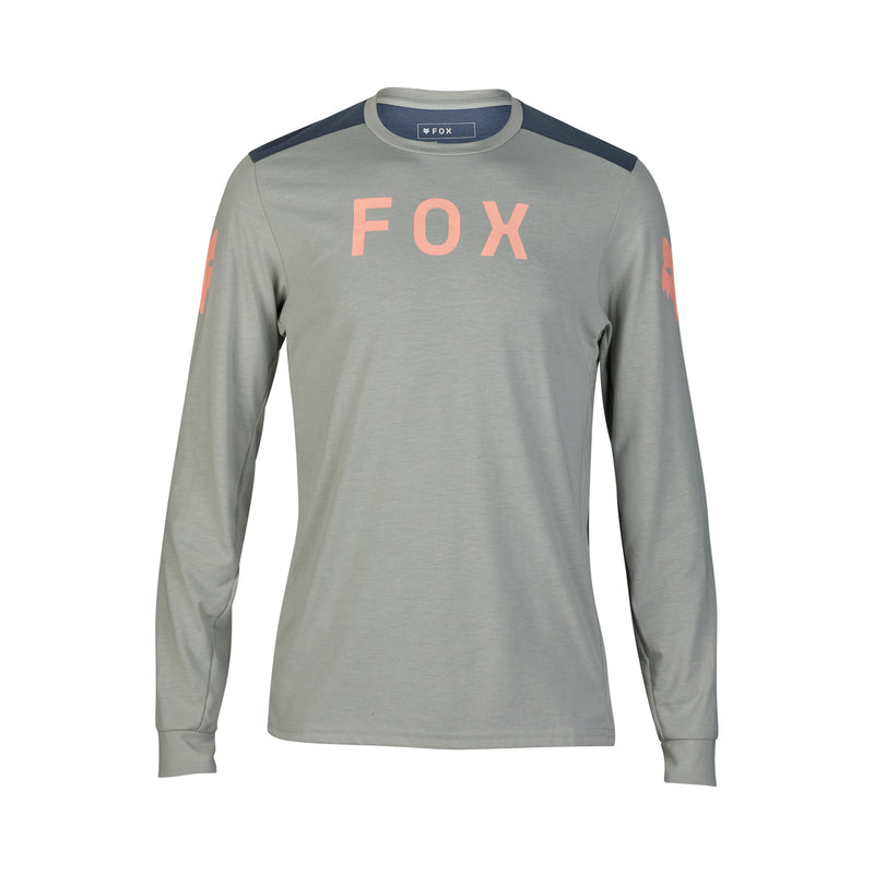 Koszulka Rowerowa Z Długim Rękawem Fox Ranger Dr Aviation Grey Vintage | RideHub