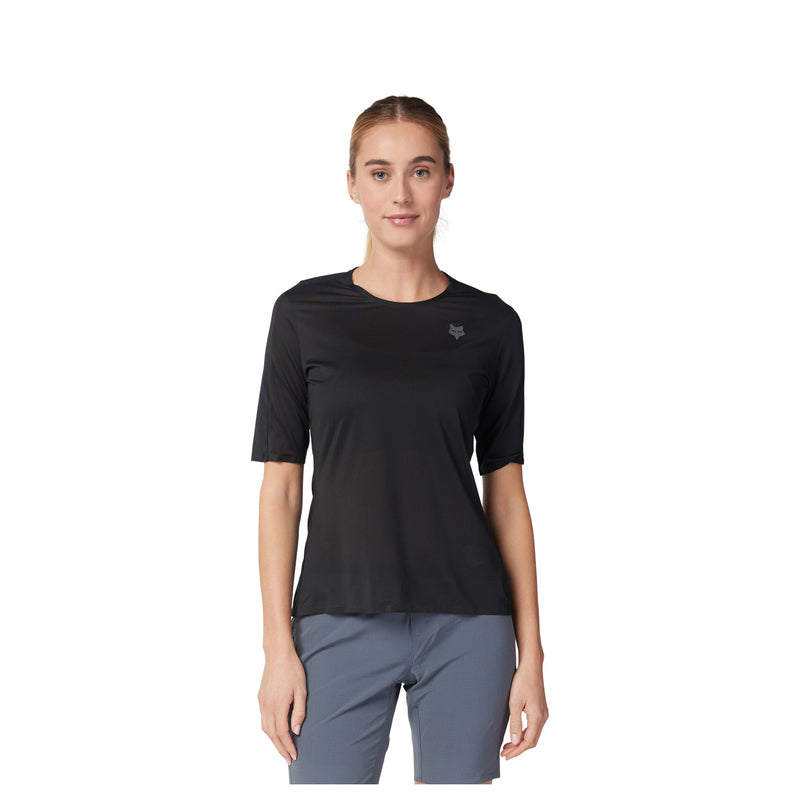 Koszulka Rowerowa Damska Fox Lady Flexair Ascent Black | RideHub