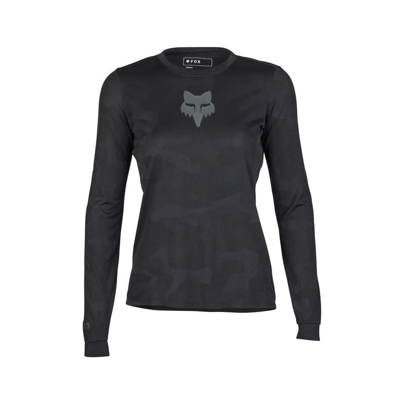 Koszulka Rowerowa Z Długim Rękawem Fox Lady Ranger TruDri Black | RideHub