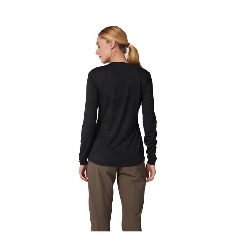 Koszulka Rowerowa Z Długim Rękawem Fox Lady Ranger Tru Dri Black | RideHub