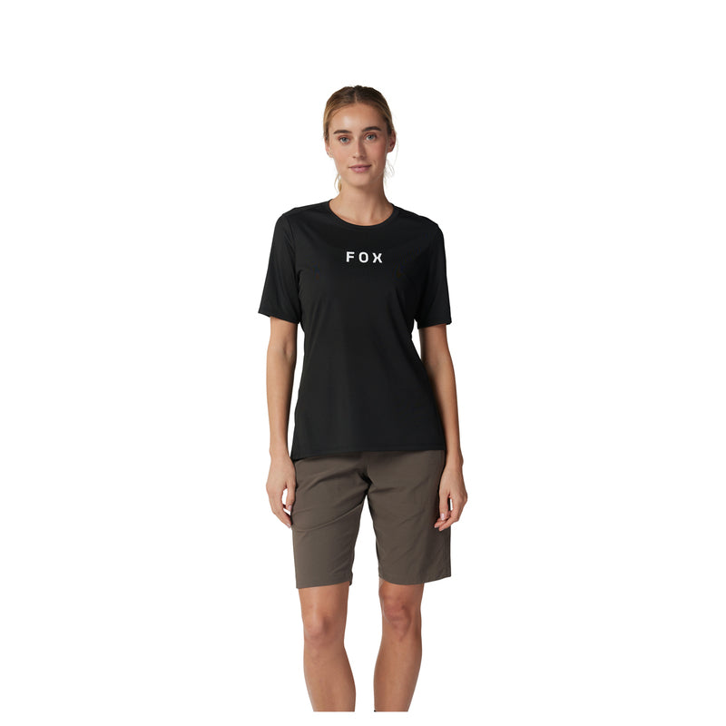 Koszulka Rowerowa Fox Lady Ranger Wordmark Black | RideHub