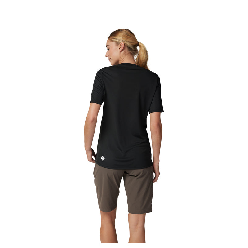 Koszulka Rowerowa Fox Lady Ranger Wordmark Black | RideHub