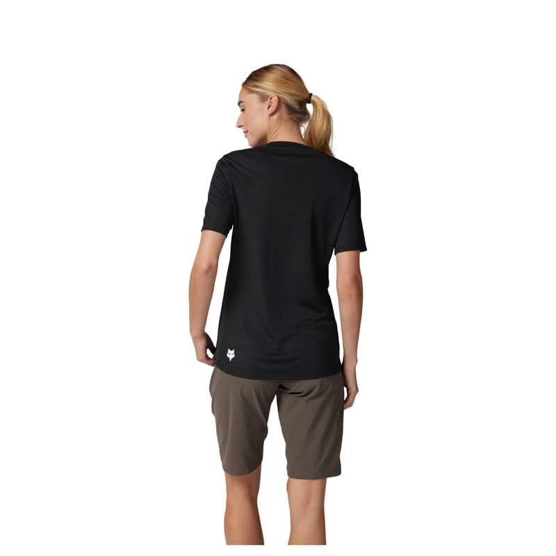 Koszulka Rowerowa Fox Lady Ranger Wordmark Black | RideHub