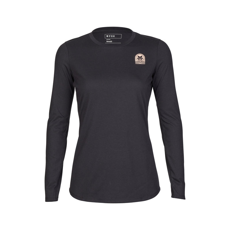 Koszulka Rowerowa Z Długim Rękawem Fox Lady Ranger Dr Black | RideHub
